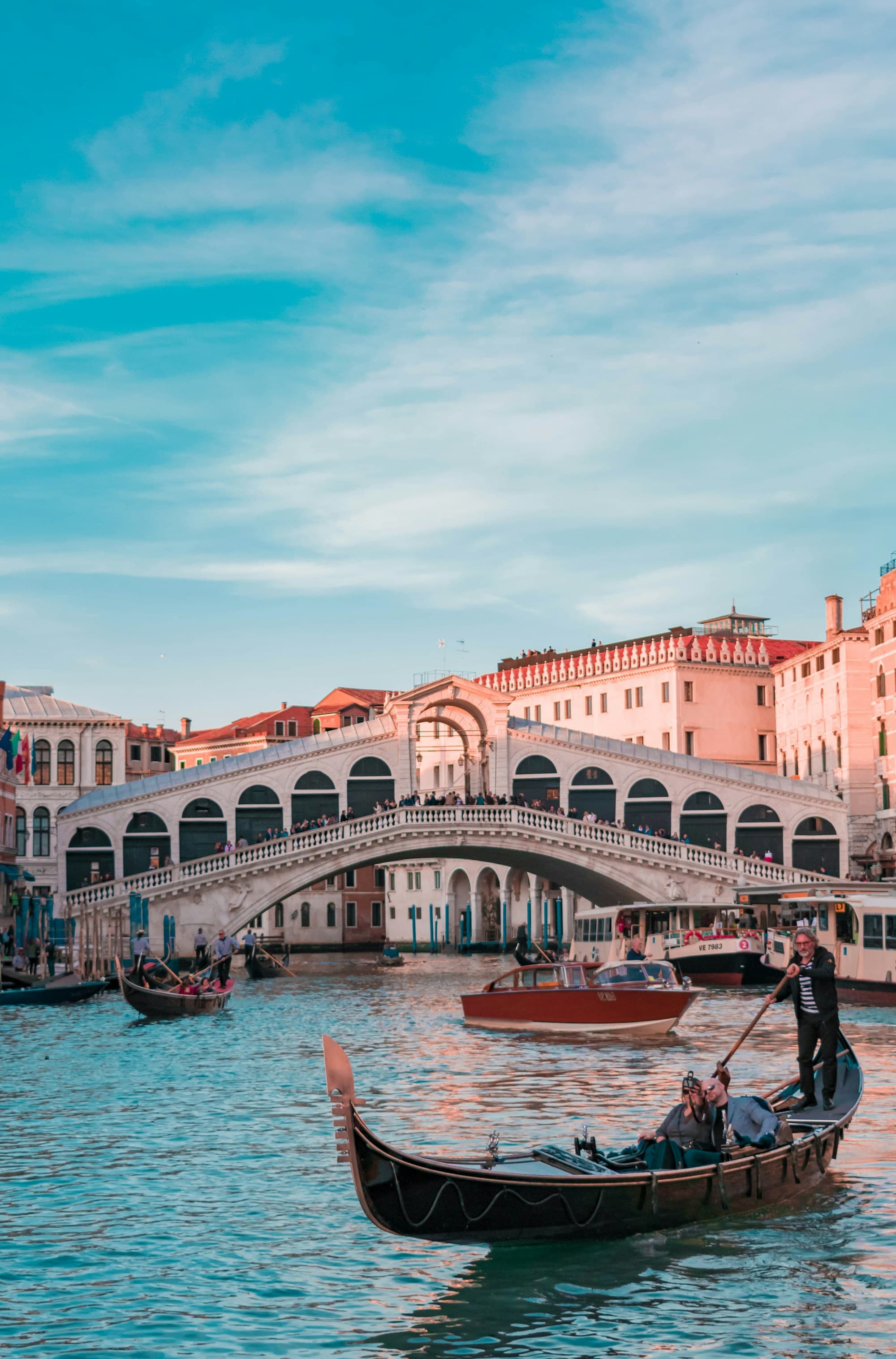 Venice Grand Canal at golden hour